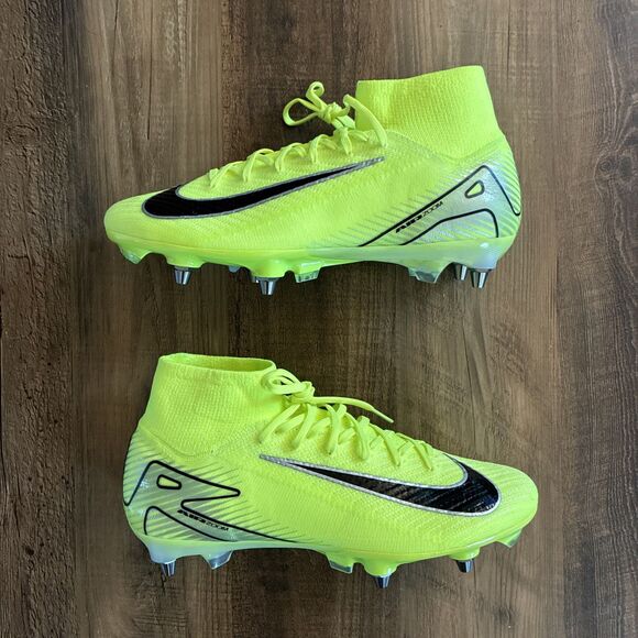 Nike Zoom Mercurial Superfly 10 Elite SG Men Size 8.5 Volt Cleats HJ3717-700 main image 6